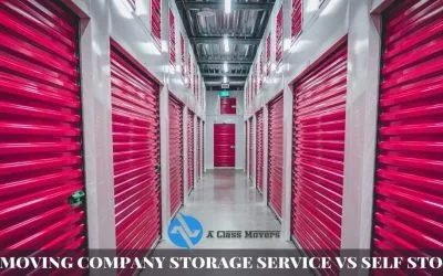 Bright, clean hallway of a secure indoor storage facility in Dubai, illustrating the safe and protected short-term and long-term storage offered by the best movers and packers in Dubai.