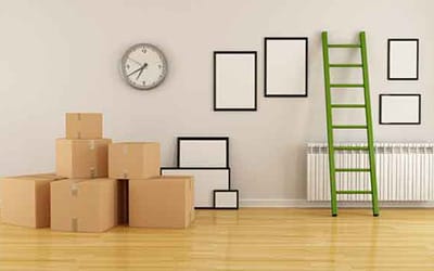 Professional picture hanging and installation services by dxbmovershub in a Dubai apartment after moving